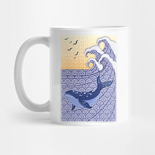 The Great Whale of Kanagawa Mug